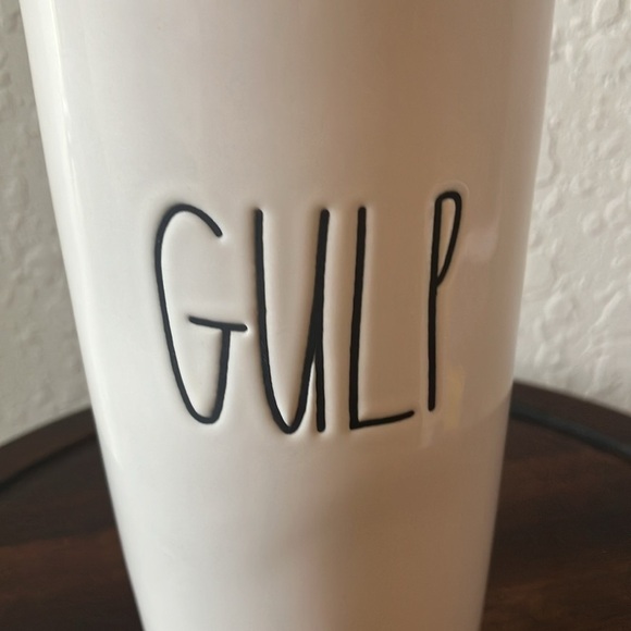 Rae Dunn: “Gulp” Ceramic Tumbler/Travel Mug - Picture 11 of 16